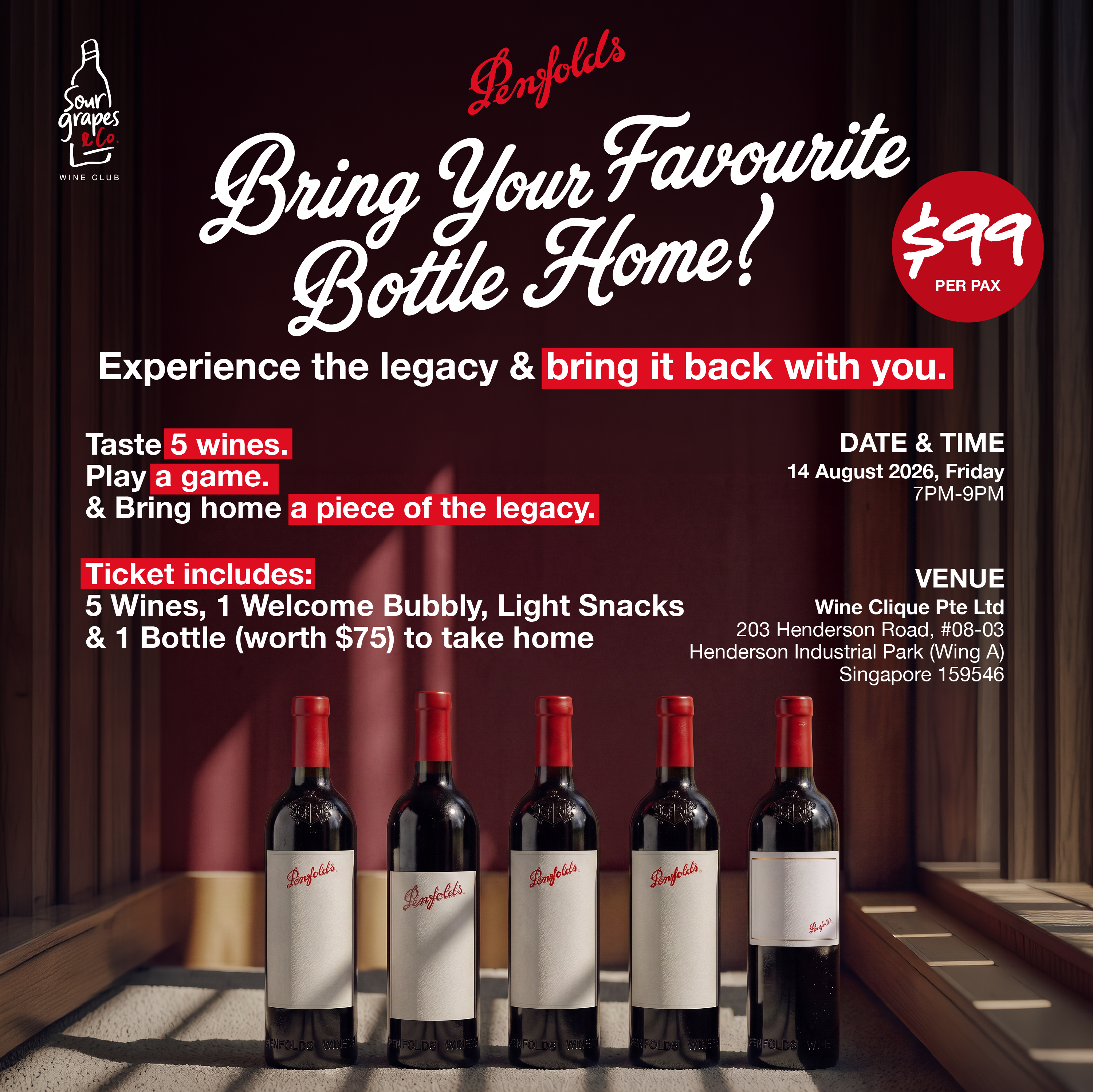 Bring Your Favourite Bottle Home | 14th August 2026