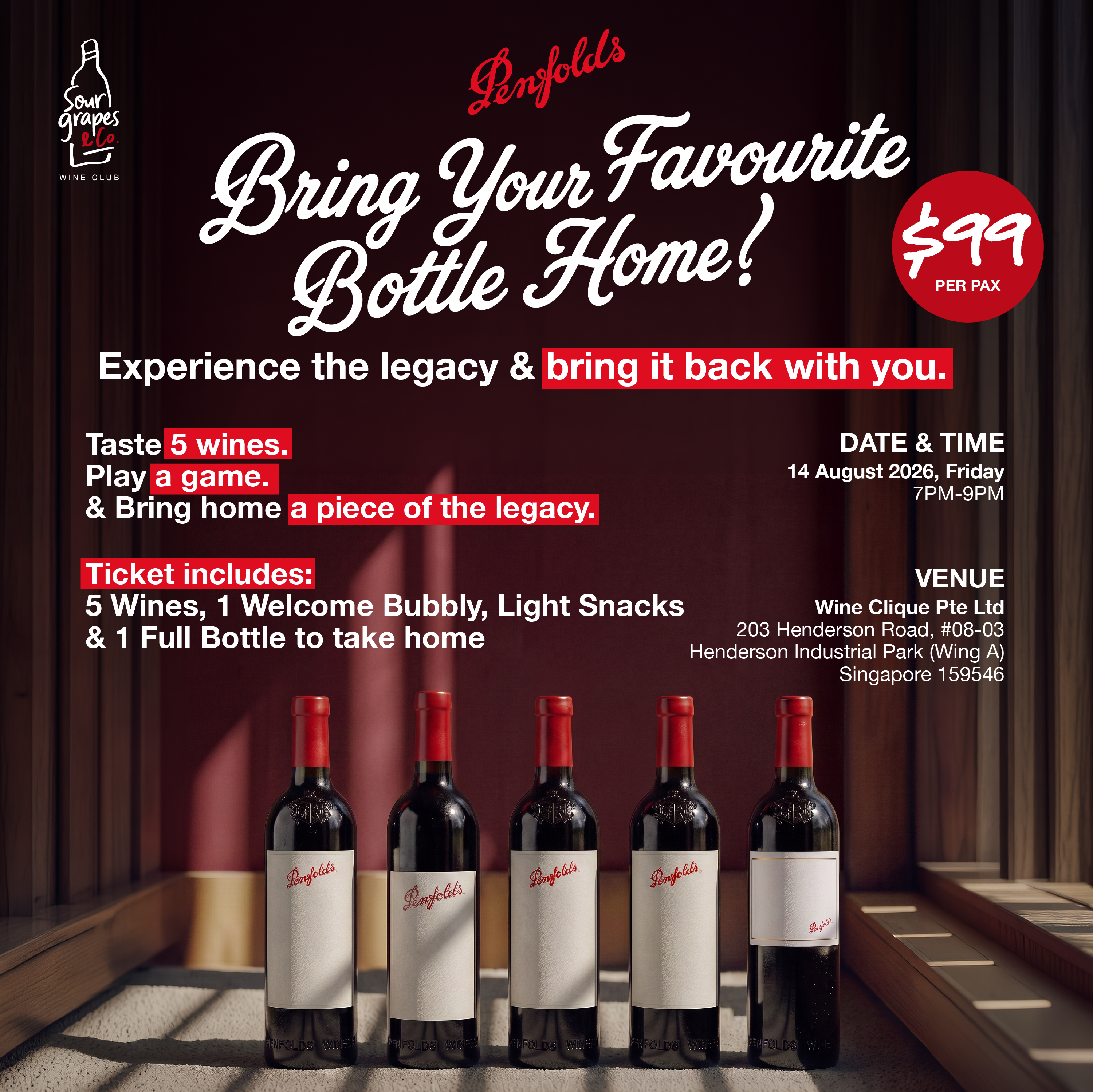 Bring Your Favourite Bottle Home | 14th August 2026