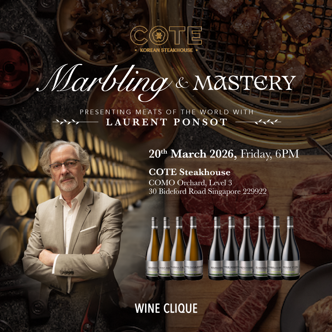 LAURENT PONSOT WINE TASTING & DINNER at COTE Steakhouse
