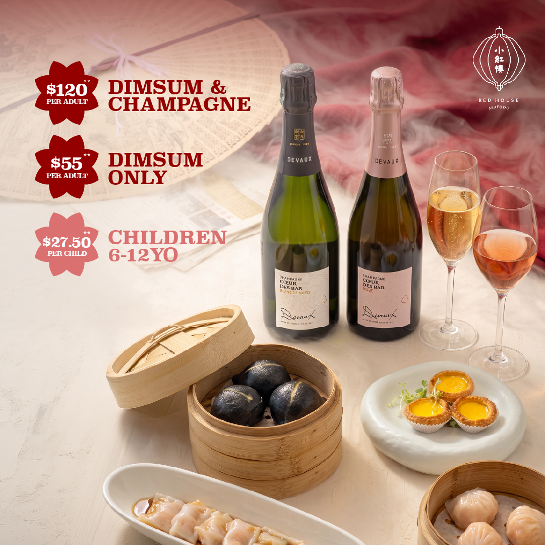 DIMSUM & CHAMPAGNE BUFFET at Red House Seafood
