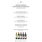 CHÂTEAU QUINTUS: QUINTESSENCE OF BORDEAUX | WINE PAIRING DINNER ($228++ per pax)