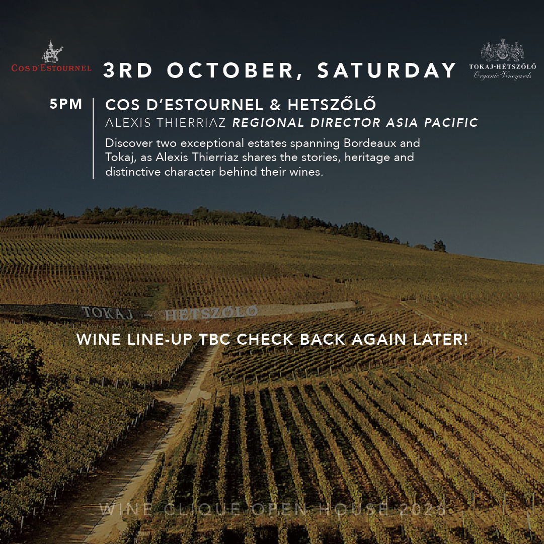WINE CLIQUE OPEN HOUSE 2026 | MASTERCLASS